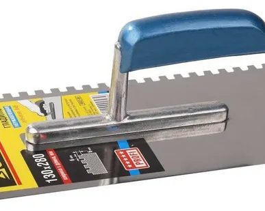 фото Гладилка зубчатая STAYER Profi 0802-06 280x130 мм