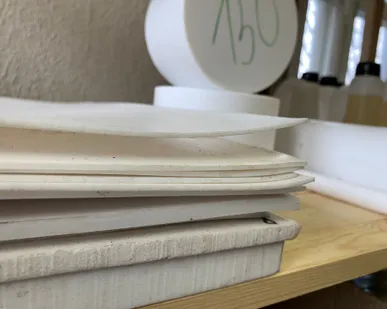 фото Пластина Ф4 5х500х500мм, лист фторопластовый