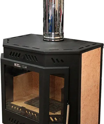 Фото №0 Печь-камин Бранденбург Призма с верхним дымоходом Жарсталь