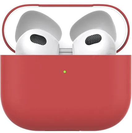 Фото №0 Силиконовый чехол Deppa для AirPods 3 (47324) Red