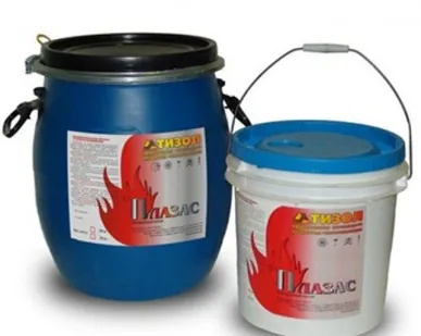 фото Огнезащитный состав "ПЛАЗАС" (Ведро 15кг)
в