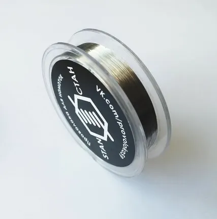 Фото №0 Фехралевая проволока диаметр 0,2 мм количество 30 м. в катушке, Фехраль марка стали Х23Ю5Т Кантал, в нагревательные элементы, спирали