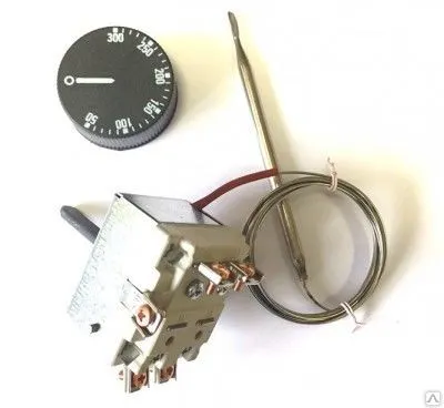 Фото №0 Термореле TU 2P ST LP/2кон./1,5м/ 50-300°С/M3/ с РУЧ.