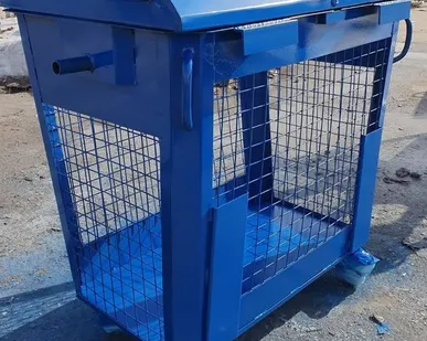 фото Контейнер под пластиковые бутылки 0,8м3 сетчатый