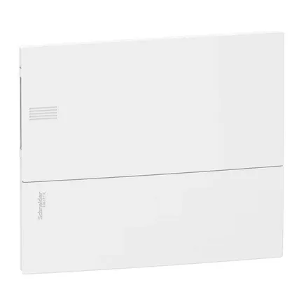 Фото №1 Бокс СП MINI PRAGMA 1 ряд 12мод. бел. с бел. двер. IP40 SchE MIP22112