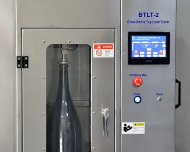 фото BTLT-2 – Тестер для испытаний стеклянных бутылок на устойчивость к осевым нагрузкам