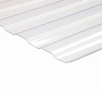 фото Поликарбонат 0.8 мм профилированный С-8-У стандарт, 1.05х2 м, прозрачный