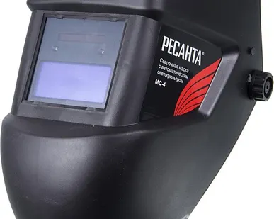 фото Маска сварочная МС-4 (без регулир. чувств. и задержки времени; задержка откр. 0.5с; сенсор чувств. пост.; светофильтр; ТСК 2101) Ресанта 65/34