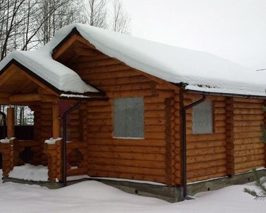 фото Сруб бани 4.0х6,0м. с крыльцом 1,5х1,5м. в тёплом контуре