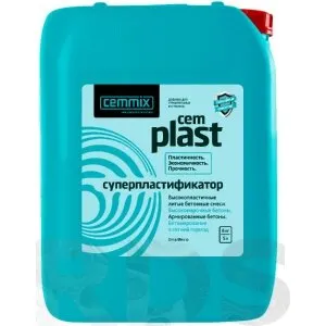 Фото №0 Суперпластификатор CemPlast 5л (128шт/пал)