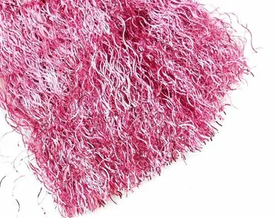 фото Дождик Волна розовый 0,5м*0,5м ( размер 1 полоски из фольги 5 мм)