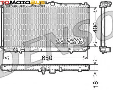 фото Радиатор, охлаждение двигателя DENSO DRM45010 Радиатор охл. ДВС MI Carisma 1.6, 1.8  06.06