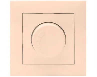 фото Светорегулятор Валенсия 600Вт 220В крем. PROxima EKF EWD06-101-20