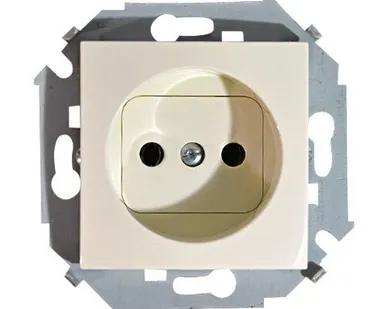 фото Механизм розетки 1-м simon 15 б/з слоновая кость