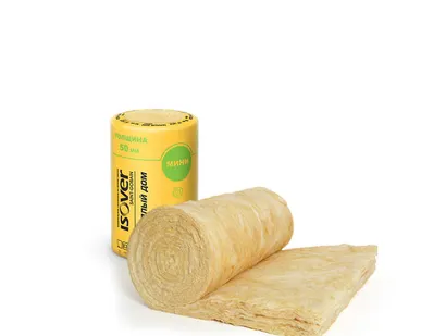 фото Утеплитель ИЗОВЕР Теплый Дом МИНИ 2*50*610*8200 мм 10,004 м2 0.5 м3