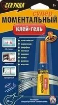 фото Моментальный клей-гель СЕКУНДА" 3 г, на блистер-карте 403-111