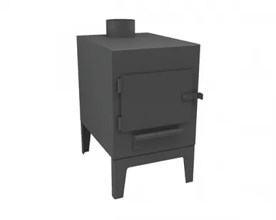 фото Печь-буржуйка