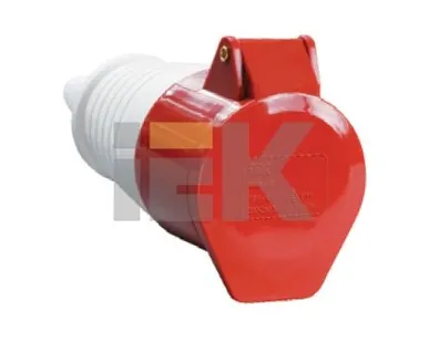 фото Розетка переносная силовая 32A, 3P+E, 380V, IP44 ССИ-224 PSR22-032-4 IEK (ИЭК)