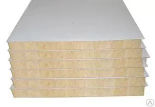 Фото №0 Сэндвич панели СПМ 100 ст. RAL 9003\9003 0.5x1200x3000 ( 30 шт)