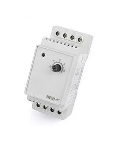 фото Терморегулятор DEVIreg D-330 (-10град.C-+10град.C) на шину DIN с датчиком на проводе 16А DEVI 140F1070
