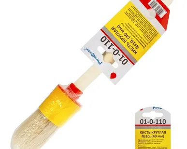 фото Кисть круглая №10, диаметр 40 мм (Hobbi) (шт.)