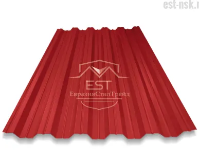 фото Профнастил НС-35х1000 Pe 0.7 | RAL 3011 Красно-коричневый