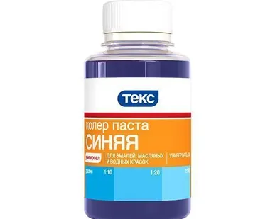 фото Колорант Текс №6 универсальный синяя 0.1 л