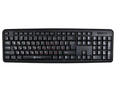 фото Клавиатура проводная Oklick 90M, USB, Black