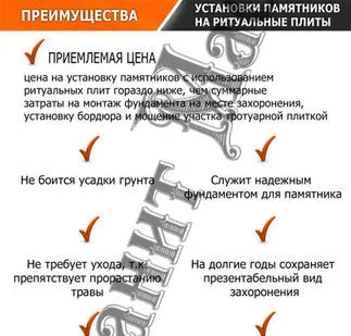 фото Ритуальные плиты