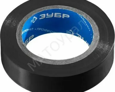 фото Изолента ХБ ЗУБР "МАСТЕР" , 50мм, черная