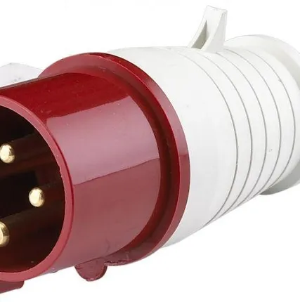 Фото №0 Вилка эл. каб. 16А 3P+E 380В тип. роз. 014 IP44 SchE 26002DEK