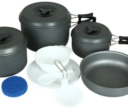 Фото №0 Набор посуды Сплав 3 кастрюли, 1 сковородка (4-5 персон)