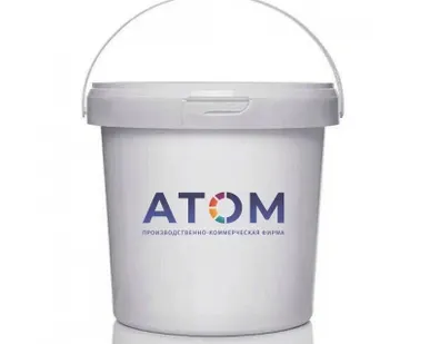 фото Краска "ATOMIC" ВД-АК 111 ГОСТ 28196-89 цвет по RAL 9016 15 кг