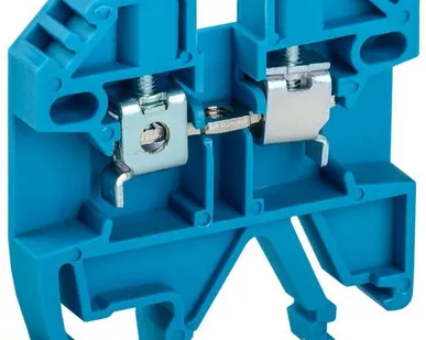 фото Клемма винтовая КВИ-2.5кв.мм синяя IEK YZN30-002-K07