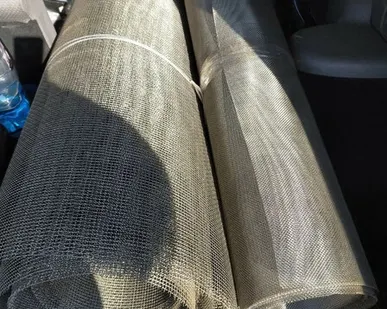 фото Сетка тканая нержавеющая