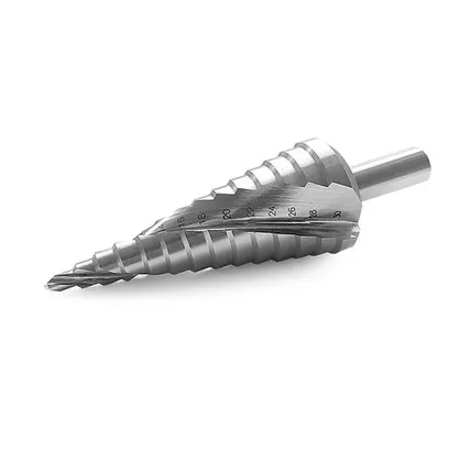 Фото №0 Ступенчатое сверло MESSER со спиральной канавкой. Диаметр 4-30 мм. Ступеней 14.