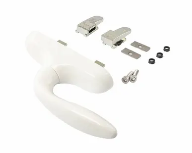 фото Ручка оконная 1002.00 двухзахватная, бел. RAL9016