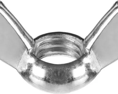 фото Гайка DIN 315 барашковая, M3, 5 кг, оцинкованная, ЗУБР 303730-03