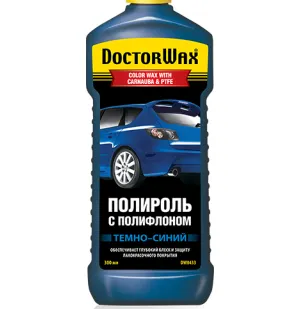 фото Полироль с тефлоном темно-синяя Doctor Wax,300мл.