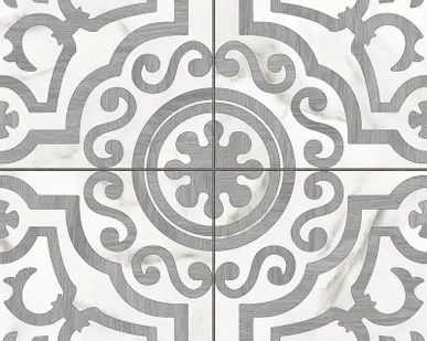 фото Керамический гранит CERSANIT Siena 420x420 узоры белый рельеф. 16188 (A16010)