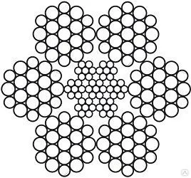 фото Канат стальной 41 мм ГОСТ 14954-80