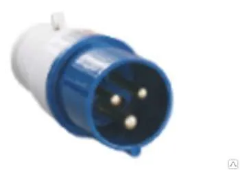 Фото №0 Вилка 013 2Р+РЕ 16А 220В