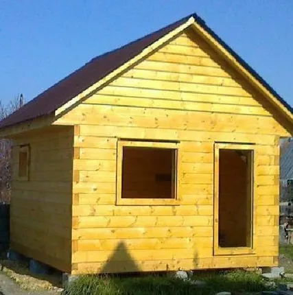 Фото №0 Сруб бани 4х4 м.