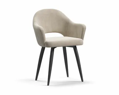 фото Стул ОРИЕНТ Velutto пепел, черный