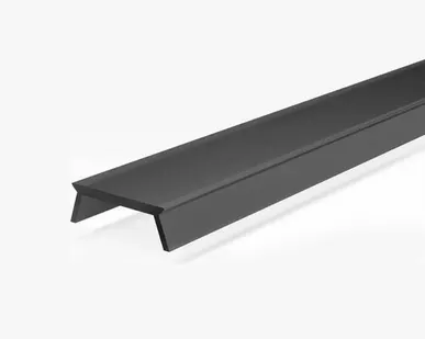 фото Лаконистик Рассеиватель черный мягкий полупрозрачный (13х0,5х2000мм) НЕ ДОСТУПЕН К ЗАКАЗУ