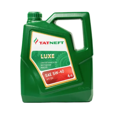Фото №0 Масло моторное синтетическое Татнефть LUXE 5W-40 4 л 5W-40