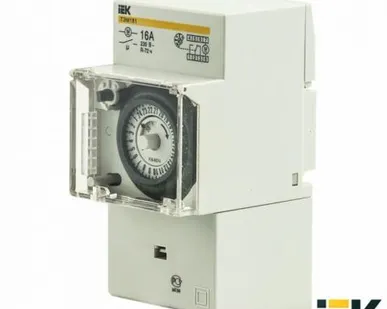 фото Таймер аналоговый ТЭМ 181 16А 230В IP20 (1с-24ч) ИЭК