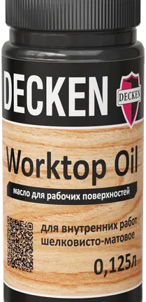 Фото №0 Масло для рабочих поверхностей Decken WorkTop Oil 0,125 л тик
