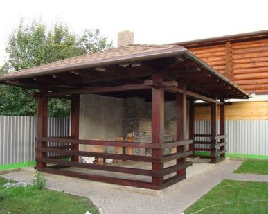 фото Строительство беседок под ключ