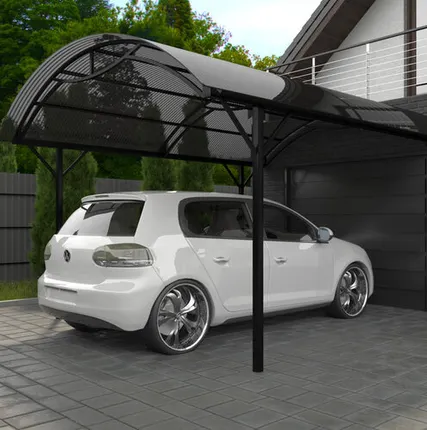 Фото №0 Арочный навес №1 из поликарбоната 3,5х4,2 м